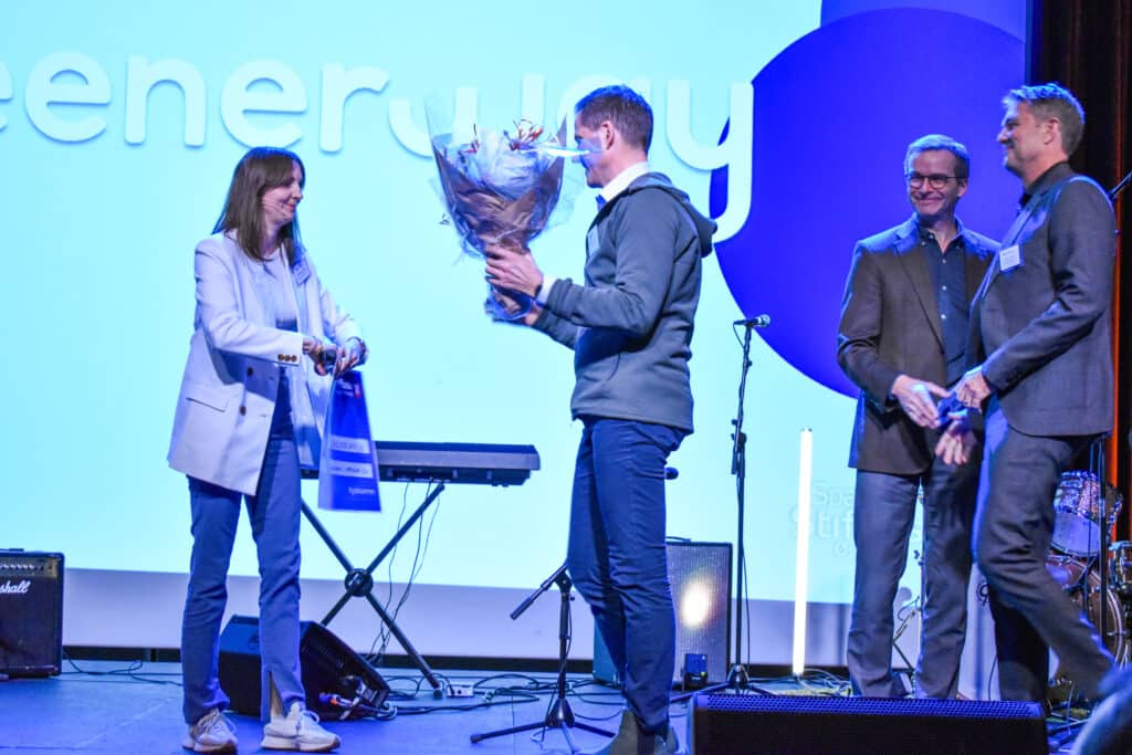 Greenerway AS vant Gründerprisen 2024. Foto: Anja Lillerud
